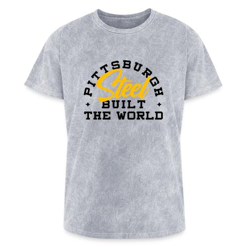 Pittsburgh Steel Built the World - Washed Unisex T-Shirt