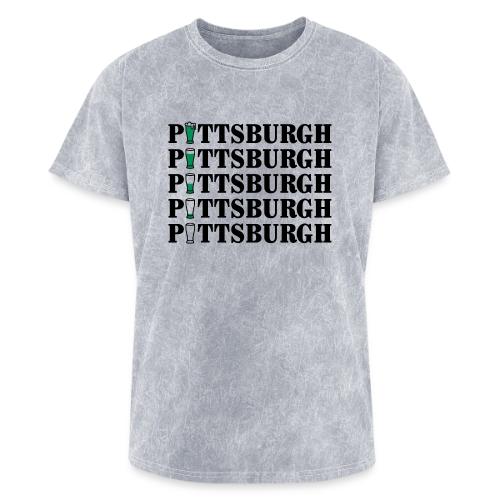 Green Beer in Pittsburgh - Washed Unisex T-Shirt