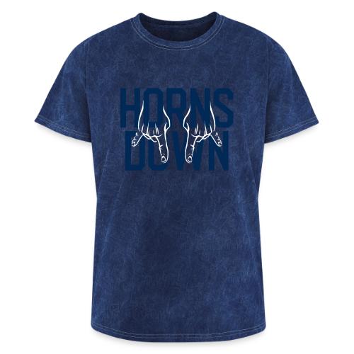 Horns Down (On Gold) - Washed Unisex T-Shirt