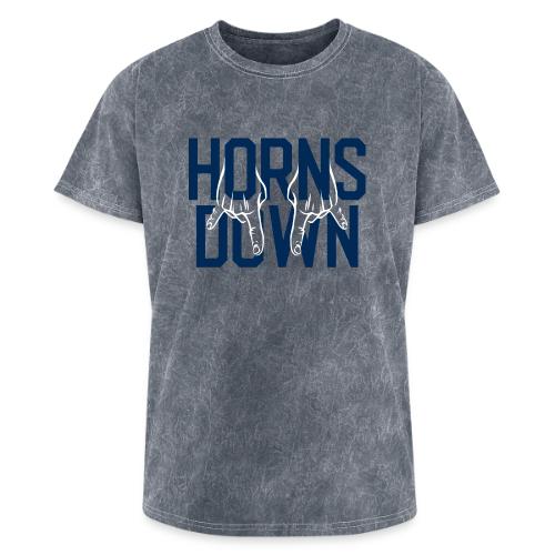 Horns Down (On Gold) - Washed Unisex T-Shirt
