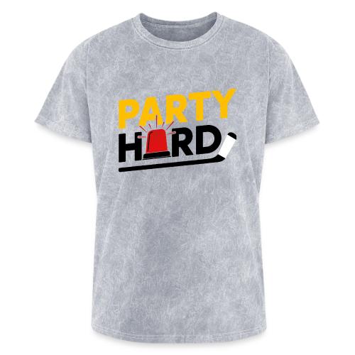 Party Hard on Light - Washed Unisex T-Shirt