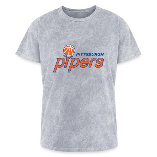 Pittsburgh Pipers - on Gray - Washed Unisex T-Shirt