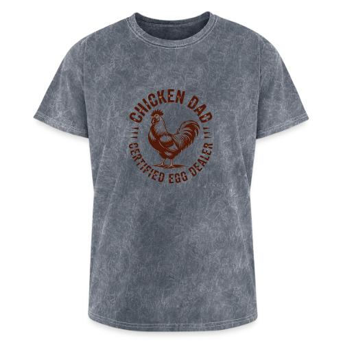 Chicken Dad – Certified Egg Dealer - Washed Unisex T-Shirt