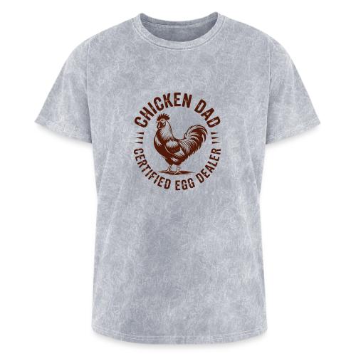 Chicken Dad – Certified Egg Dealer - Washed Unisex T-Shirt