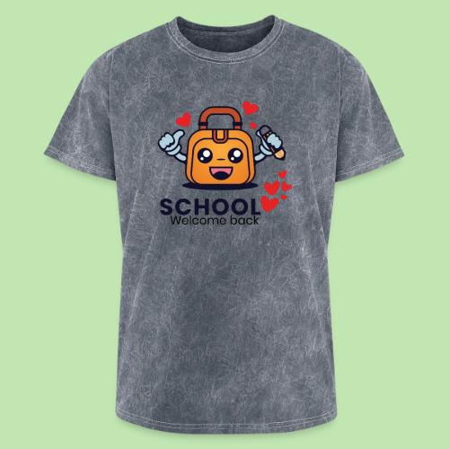 first day of school outfit- school Welcome back - Washed Unisex T-Shirt