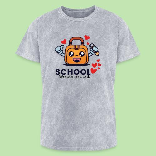 first day of school outfit- school Welcome back - Washed Unisex T-Shirt