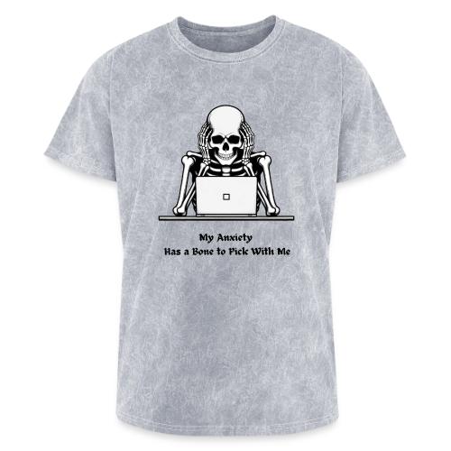 My Anxiety Has a Bone to Pick With Me T-Shirt - Washed Unisex T-Shirt