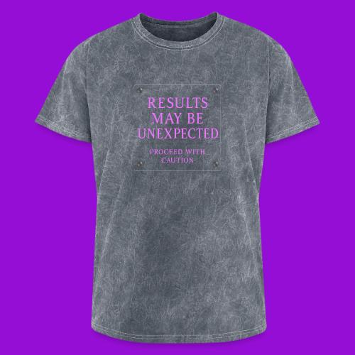 Results - Neon Purple - Washed Unisex T-Shirt