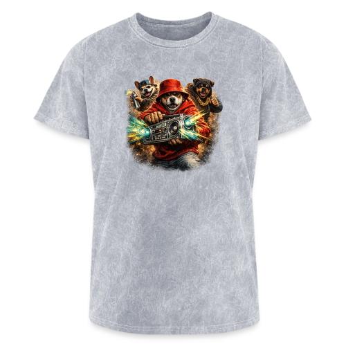 Urban Beat Dog Heroes - Washed Unisex T-Shirt