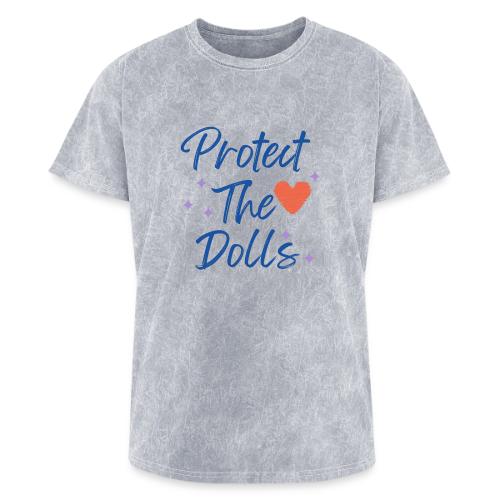 Protect The Dolls | Heart & Stars Typography - Washed Unisex T-Shirt