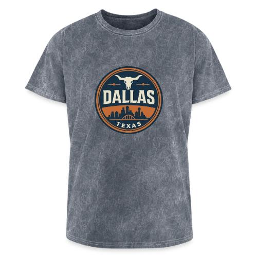 Vintage Dallas Texas Western Skyline Retro Cowboy - Washed Unisex T-Shirt