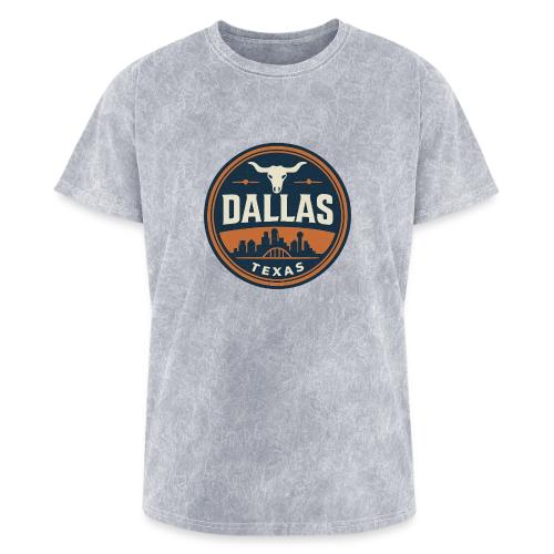 Vintage Dallas Texas Western Skyline Retro Cowboy - Washed Unisex T-Shirt