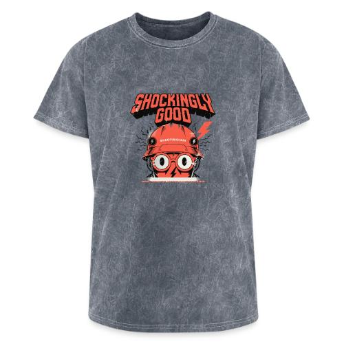 Funny Shockingly Good Electrician - Washed Unisex T-Shirt