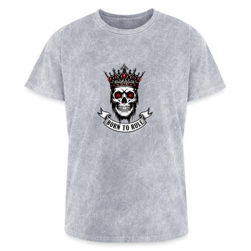 Born to Rule Skull King - Washed Unisex T-Shirt