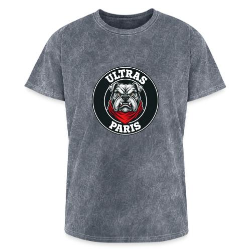 Ultras Paris Bulldog Football Fan Graphic - Washed Unisex T-Shirt
