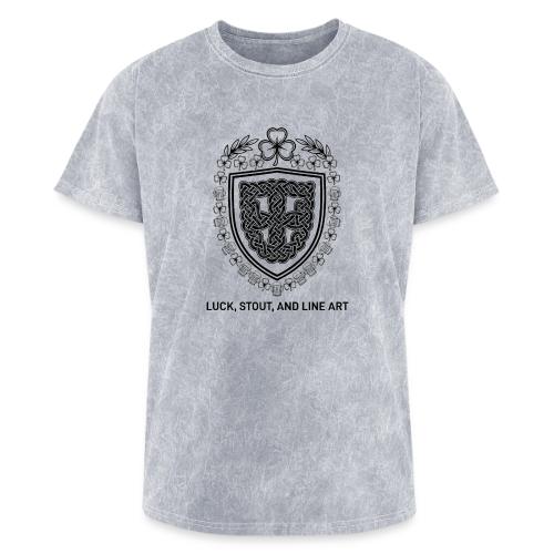 Celtic Knot T-Shirt, Symmetrical Shield - Washed Unisex T-Shirt