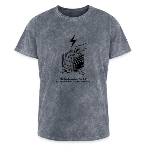 Christmas Bills T-Shirt - Washed Unisex T-Shirt