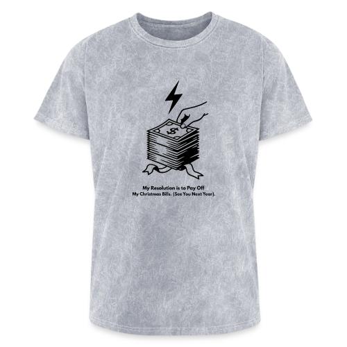 Christmas Bills T-Shirt - Washed Unisex T-Shirt