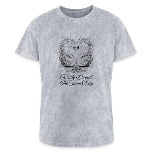 Poetic Swan T-Shirt - Washed Unisex T-Shirt
