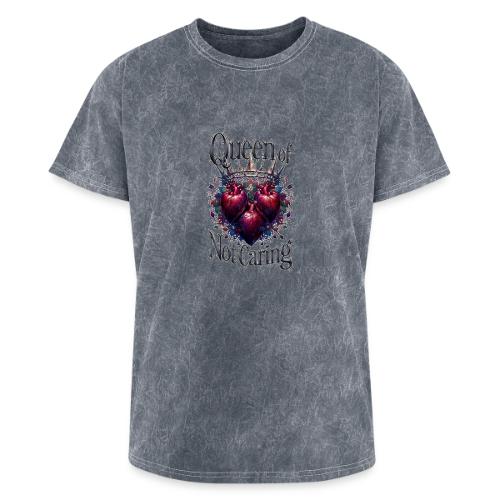 Queen of Not Caring T-Shirt - Washed Unisex T-Shirt