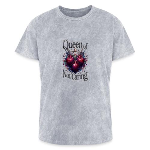 Queen of Not Caring T-Shirt - Washed Unisex T-Shirt