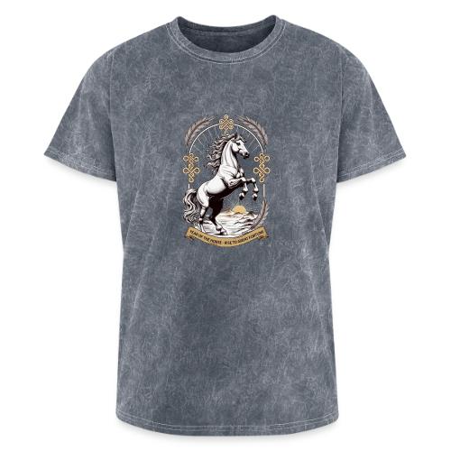 Year of the Horse Rearing T Shirt, Lunar New Year - Washed Unisex T-Shirt