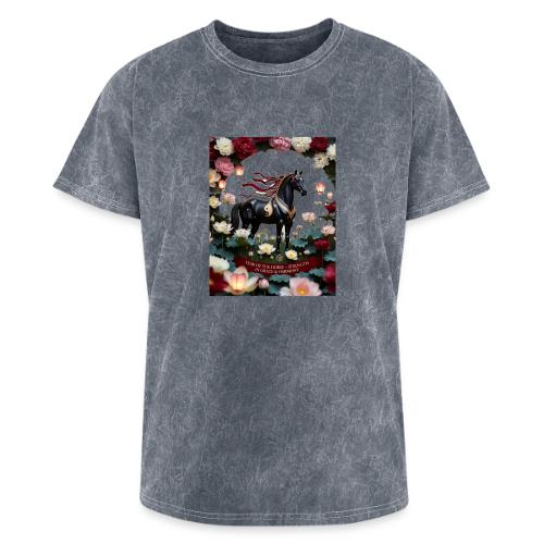 Year of the Horse Harmony T Shirt, Lunar New Year - Washed Unisex T-Shirt