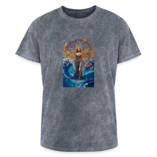 Women’s Day Tidal Sovereign T Shirt, Gift for Wife - Washed Unisex T-Shirt