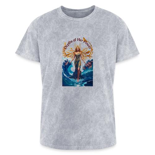 Women’s Day Tidal Sovereign T Shirt, Gift for Wife - Washed Unisex T-Shirt