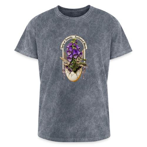 Spring Serenity Foxglove Tee, Easter Gift for wife - Washed Unisex T-Shirt