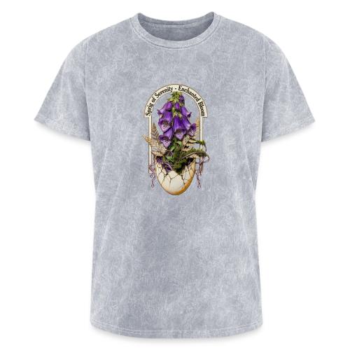 Spring Serenity Foxglove Tee, Easter Gift for wife - Washed Unisex T-Shirt