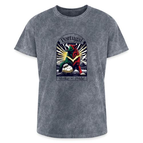 Portugal Iberian Wolf Soccer T Shirt, Pride Gift - Washed Unisex T-Shirt