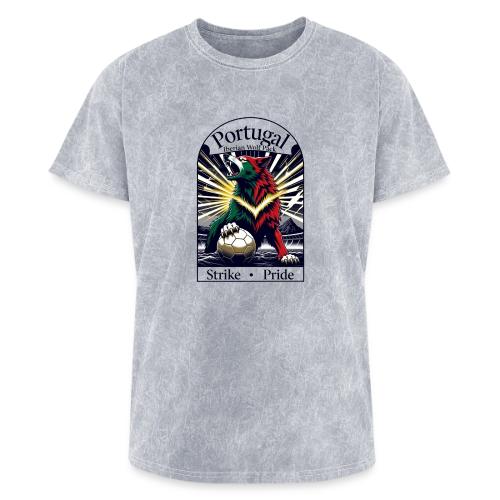 Portugal Iberian Wolf Soccer T Shirt, Pride Gift - Washed Unisex T-Shirt