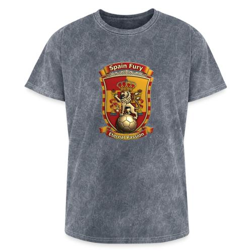 Spain Lion Fury T-Shirt, Spanish Crest Gift - Washed Unisex T-Shirt