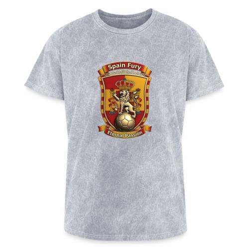 Spain Lion Fury T-Shirt, Spanish Crest Gift - Washed Unisex T-Shirt