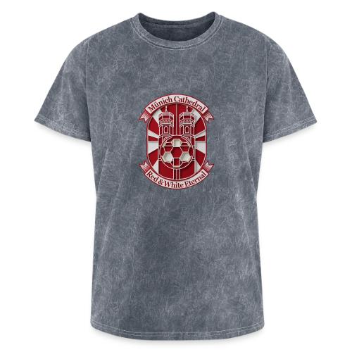 Munich Cathedral T Shirt, German Football Fan Gift - Washed Unisex T-Shirt