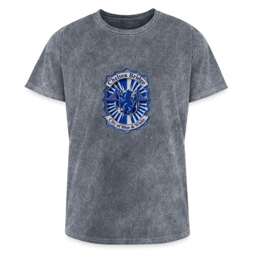 Chelsea Blue Bridge T Shirt, Soccer Fan Gift - Washed Unisex T-Shirt