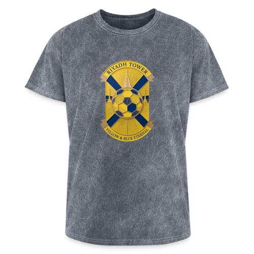 Riyadh Tower T Shirt, Football City Pride Gift - Washed Unisex T-Shirt