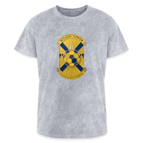 Riyadh Tower T Shirt, Football City Pride Gift - Washed Unisex T-Shirt