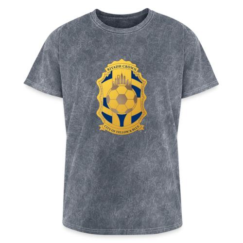 Riyadh Crown T Shirt, Modern Desert Pride Gift - Washed Unisex T-Shirt