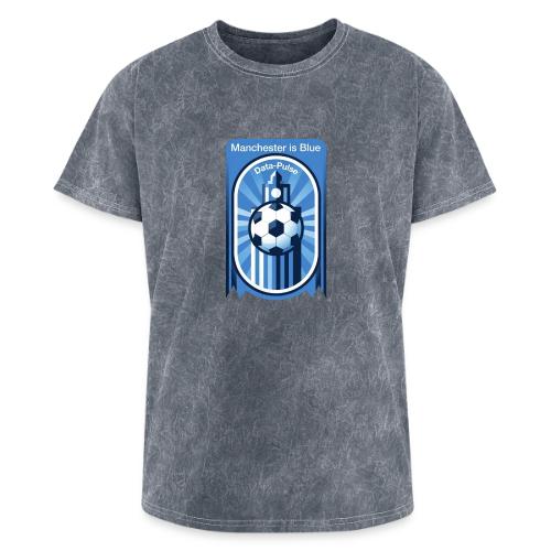 Manchester is Blue Soccer City T Shirt, Apparel - Washed Unisex T-Shirt