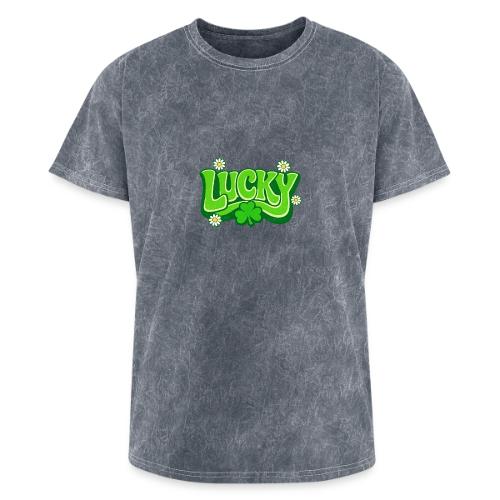 Lucky 70s Retro T-Shirt - Washed Unisex T-Shirt
