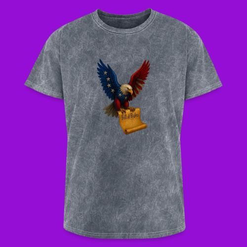 Bill of Rights Bald Eagle - Washed Unisex T-Shirt