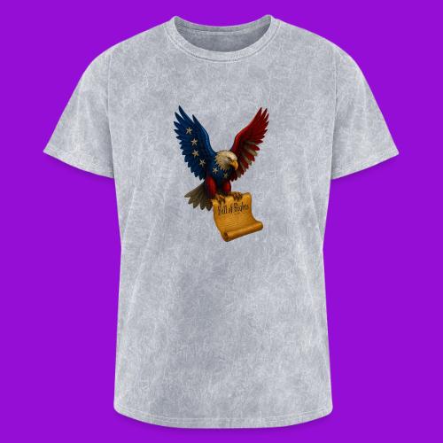 Bill of Rights Bald Eagle - Washed Unisex T-Shirt