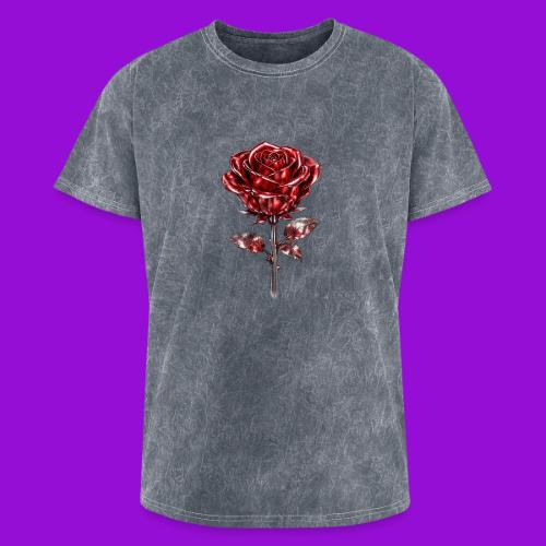 2 Set - Silver and Gold Roses - Washed Unisex T-Shirt