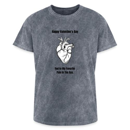 I'm Glad I Swiped Right T-Shirt | Funny Valentine - Washed Unisex T-Shirt