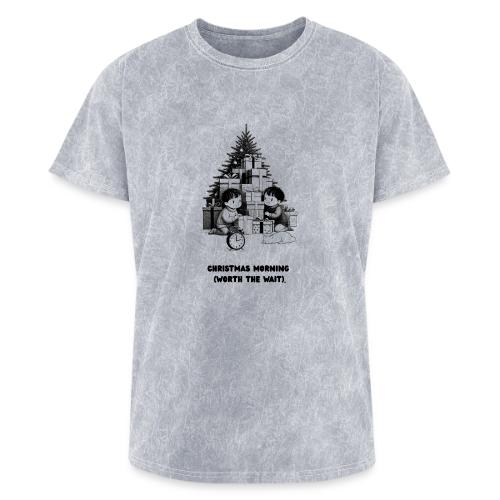 Christmas Morning T-Shirt | Minimalist Kids Gifts - Washed Unisex T-Shirt