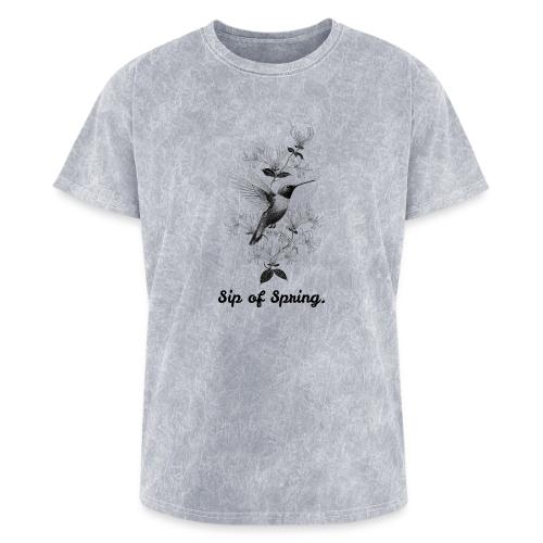 Hummingbird T-Shirt, Honeysuckle Vine - Washed Unisex T-Shirt