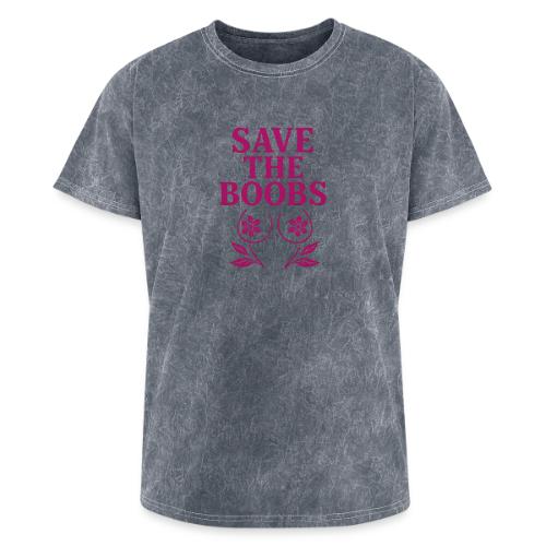 Save the boobs! - Washed Unisex T-Shirt