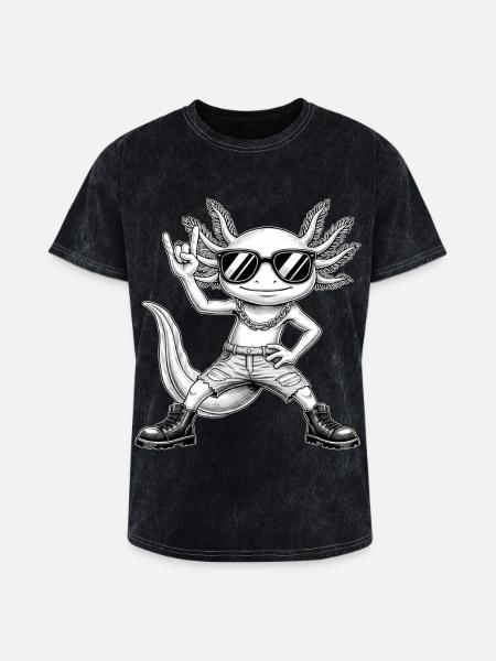 Sunglasses Salamander Rocker - Washed Unisex T-Shirt - mineral black